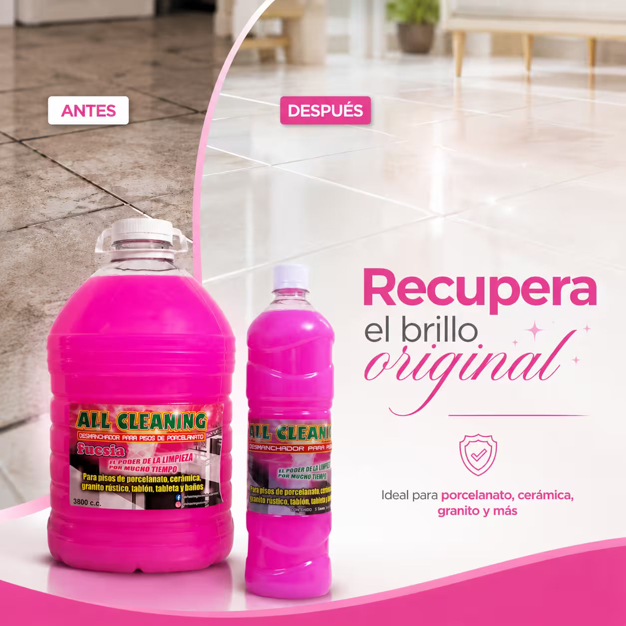All Cleaning Limpiador Pisos Y Juntas