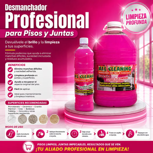 All Cleaning Limpiador Pisos Y Juntas