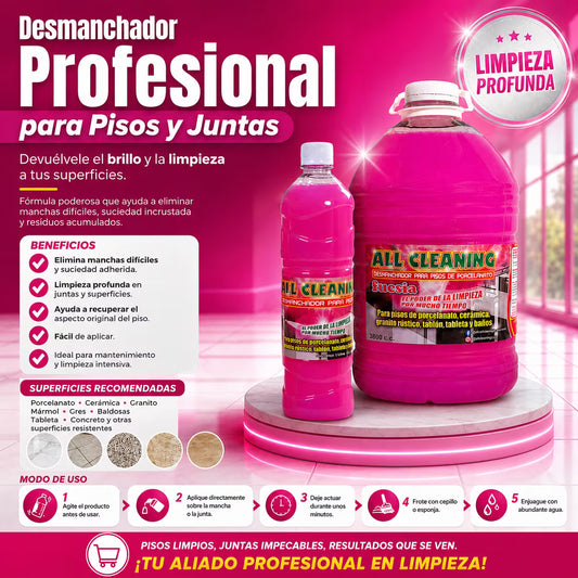 All Cleaning Limpiador Pisos Y Juntas