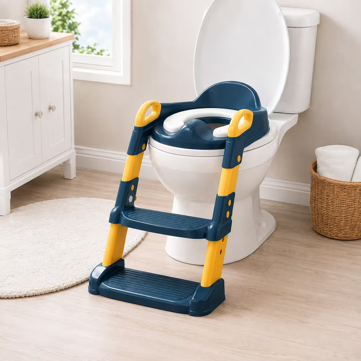 PequePaso™ | Escalera Entrenadora para Baño Infantil
