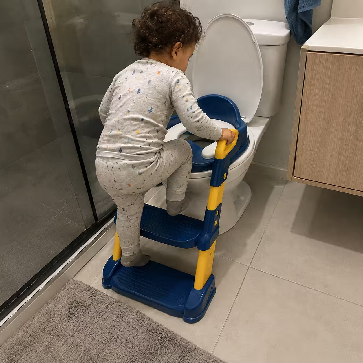 PequePaso™ | Escalera Entrenadora para Baño Infantil